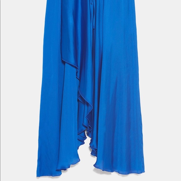 Zara NWT Asymmetrical blue Skirt - Picture 9 of 9